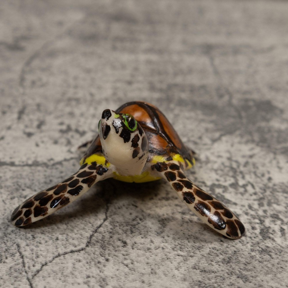 Large Sea Turtle Tagua Carving