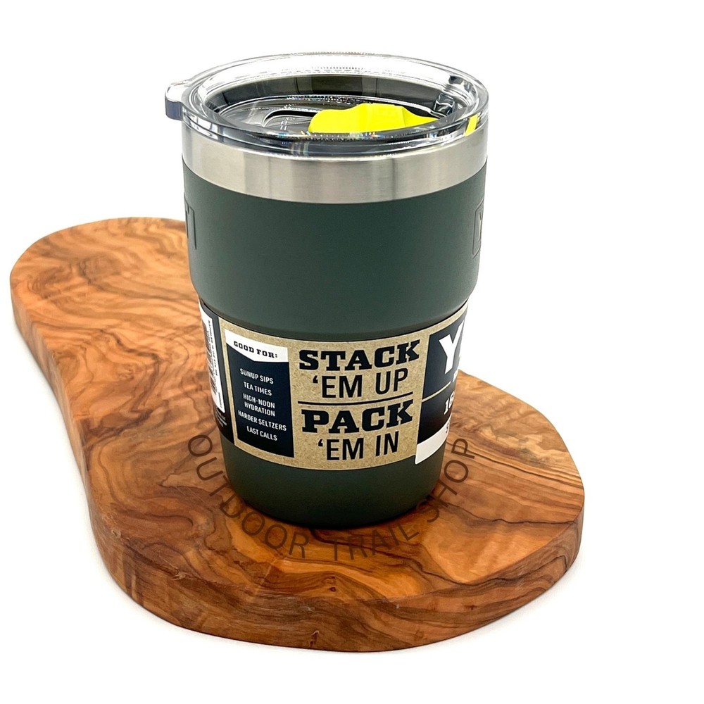 YETI Rambler 16 oz Stackable Cup Camp Green / Firefly | Limited Edition Run