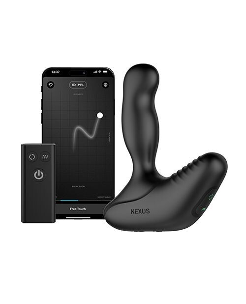 NEXUS REVO STEALTH APP REMOTE CONTROL ENABLED ROTATING & VIBRATING PROSTATE VIBE