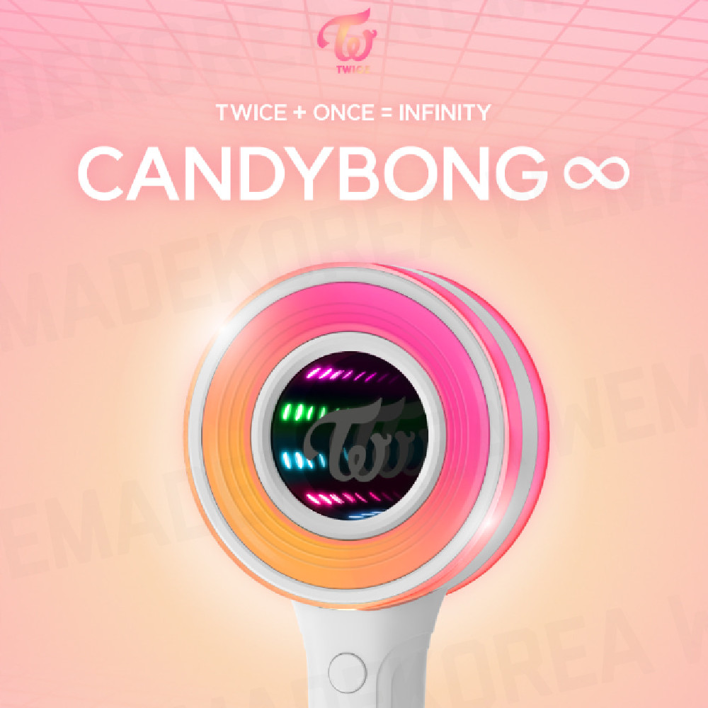 TWICE CANDY BONG ∞ INFINITY Official Light Stick Fanlight K-POP Goods