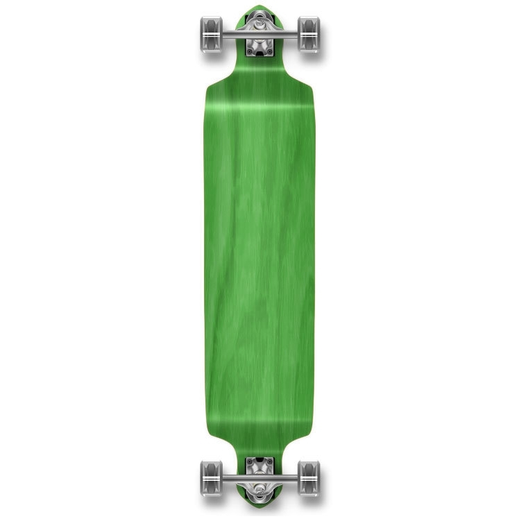 Yocaher Drop Down Blank Longboard Complete - Natural