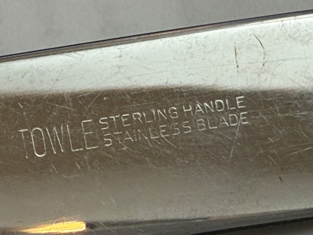 Towle Sterling Silver RAMBLER ROSE DINNER KNIFE