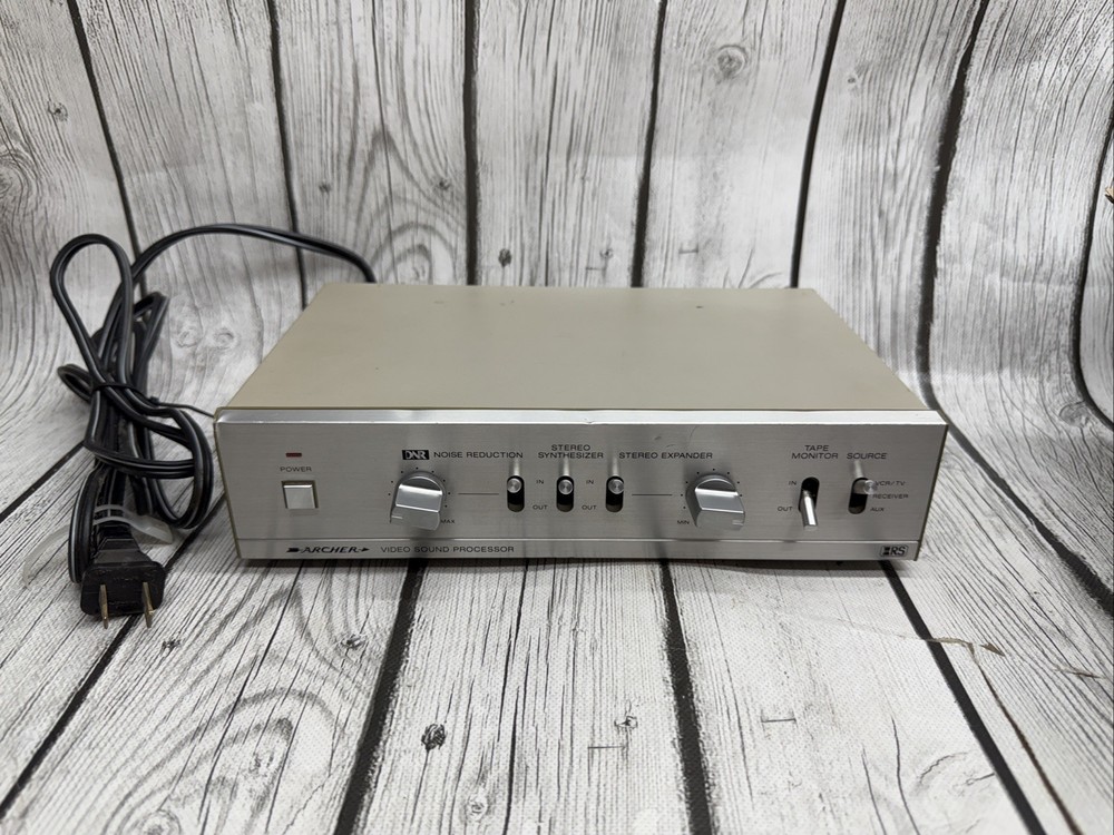 Archer Video Processor Model 15-1272A Radioshack Analog VHS Enhancer Untested