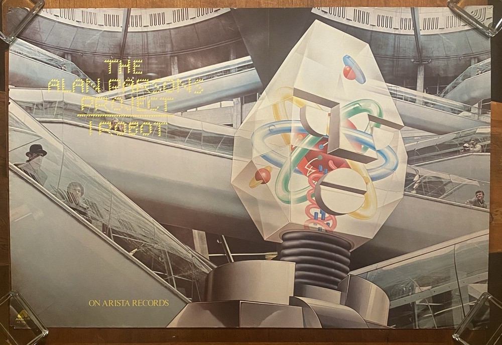 ALAN PARSONS PROJECT I-Robot 1977 US Arista Records PROMO Only POSTER VG+ Prog