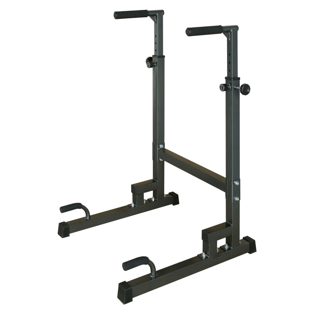 Heavy Duty Power Tower Dip Station Adjustable Height for Versatile Workouts