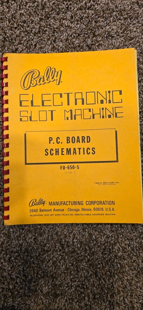 Slot machine test set for electrical operations