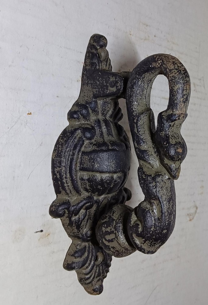 Serpentine Snake Door   Knocker  Cast Iron Conversational Unique