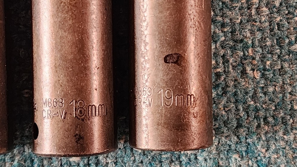 8-Piece Performance Tool 1/2" Drive 6-pt Deep Impact Sockets! Chrome- Vanadium!