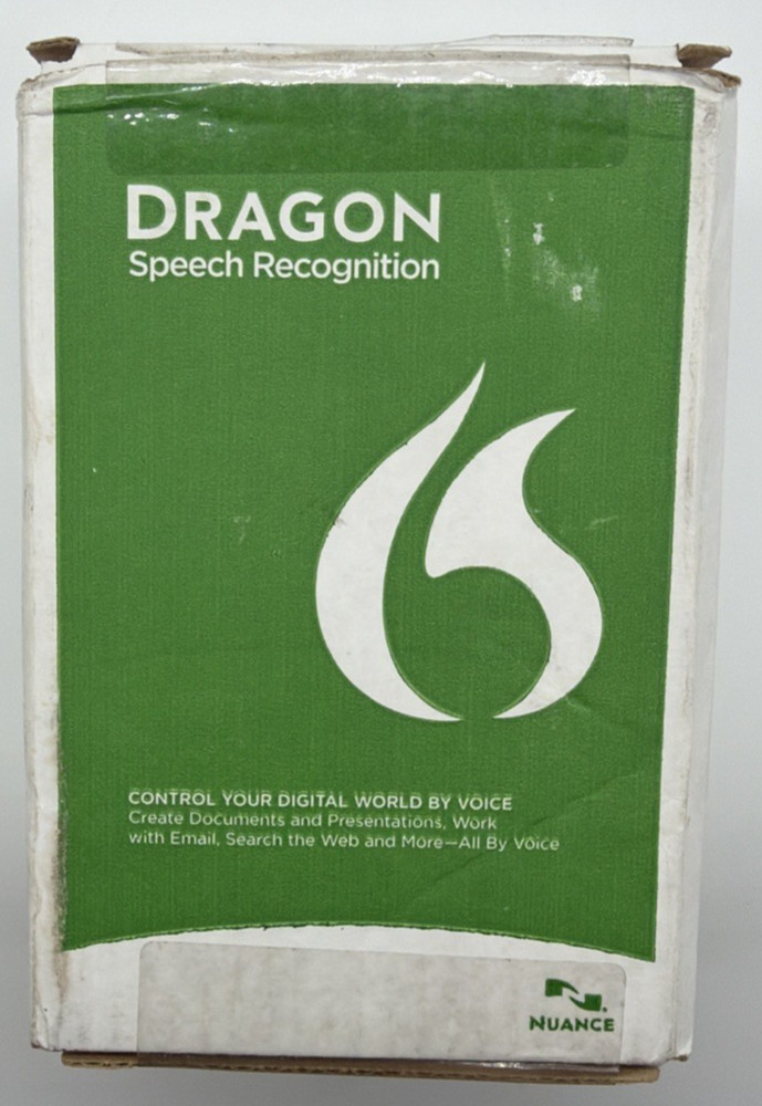 NUANCE Dragon NaturallySpeaking Premium Speech Recognition Software Version 13