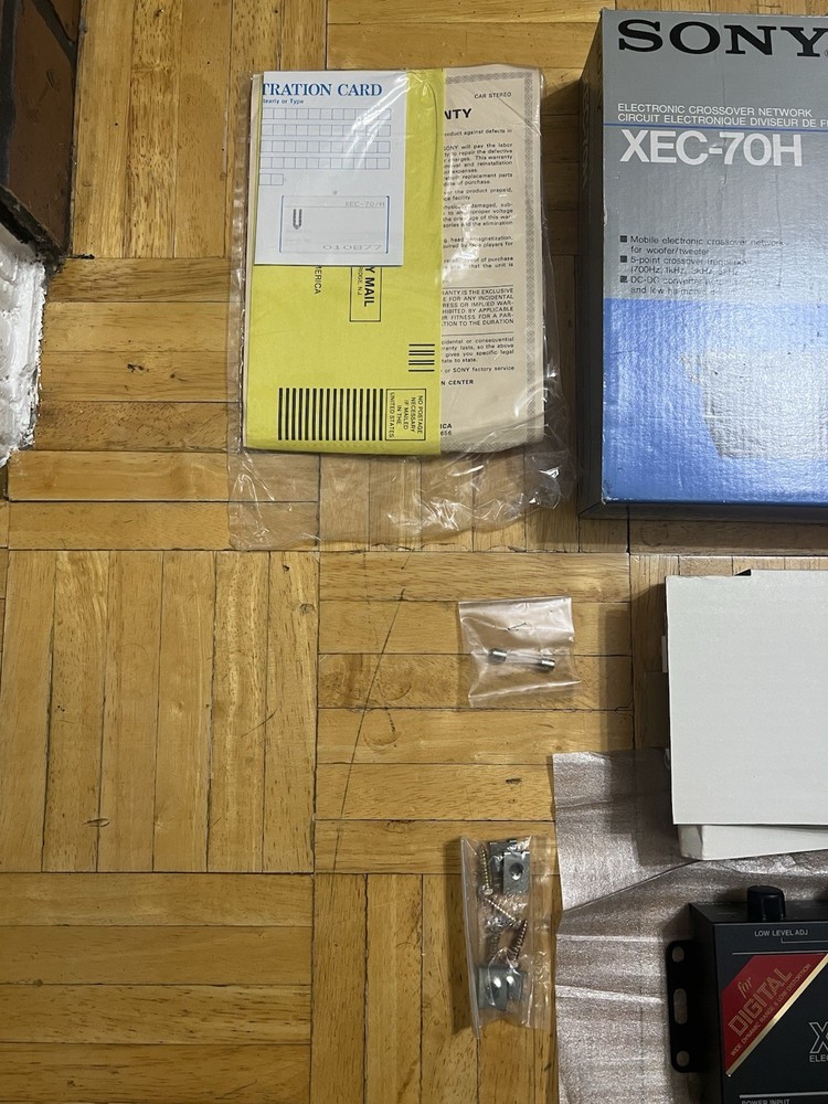 Old School Sony Equalizer car audio