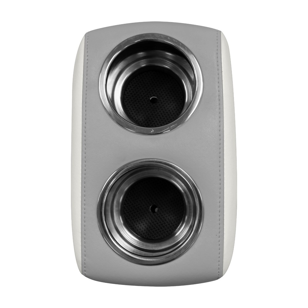 Wise 3059 Portable Drink Holder w/ Stainless Inserts | Marble / White
