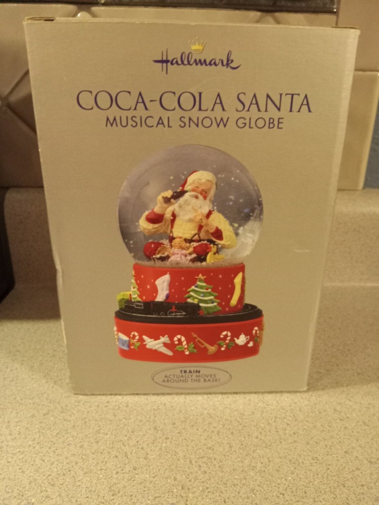 Coca-Cola Musical Snow Globe From Hallmark/ Does Work