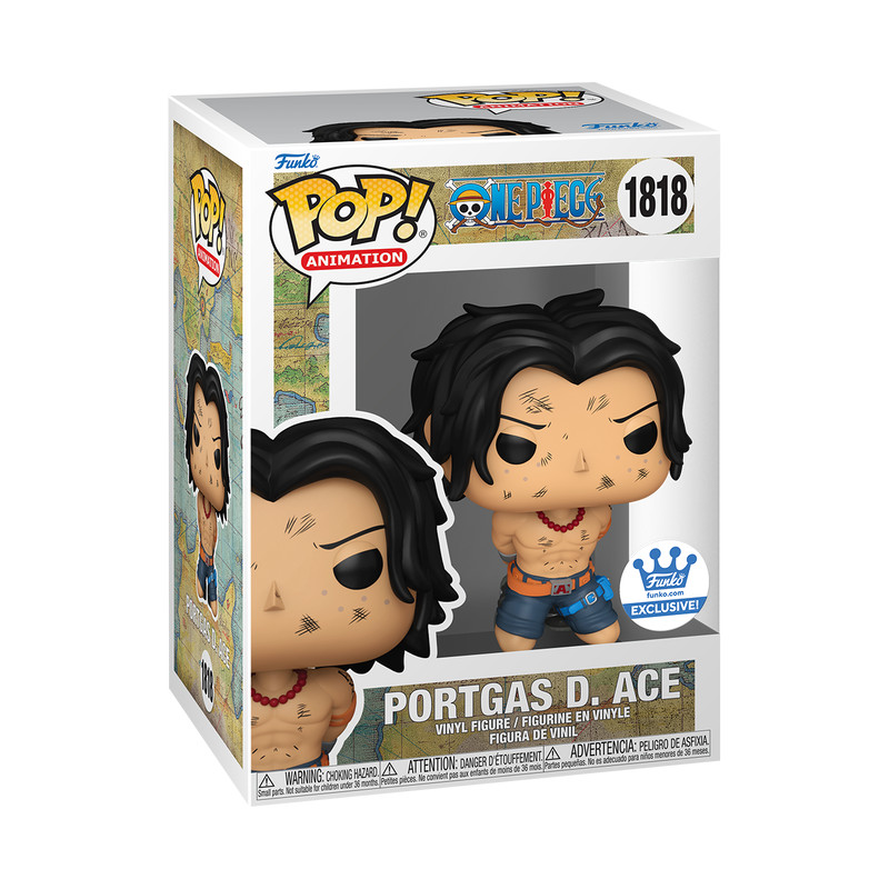 Funko Pop! One Piece Portgas D. Ace (Execution) #1818 *Includes Soft Protector*
