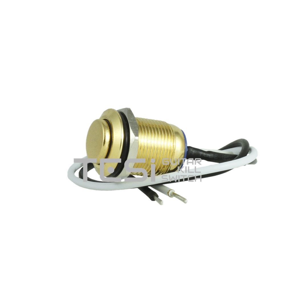 Tesi IDO 12mm Momentary Metal Push Button Guitar Kill Switch