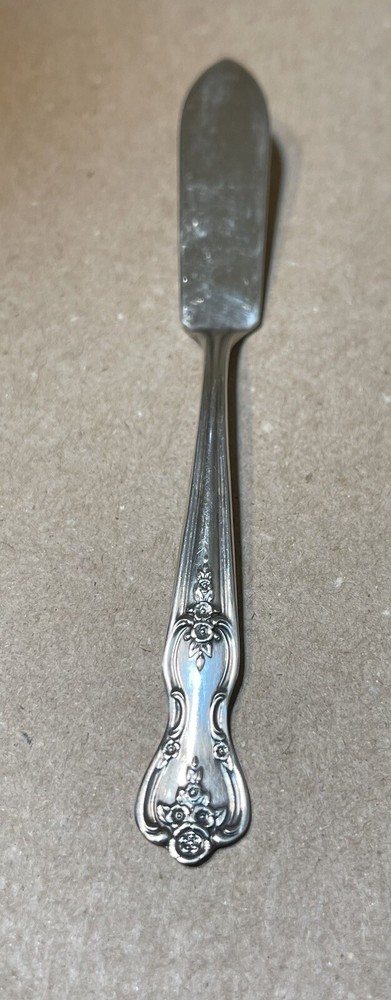 Oneida 1940 SILVER ROSE Silverplate SL&GH Rogers Flatware Pie Server & Spreader