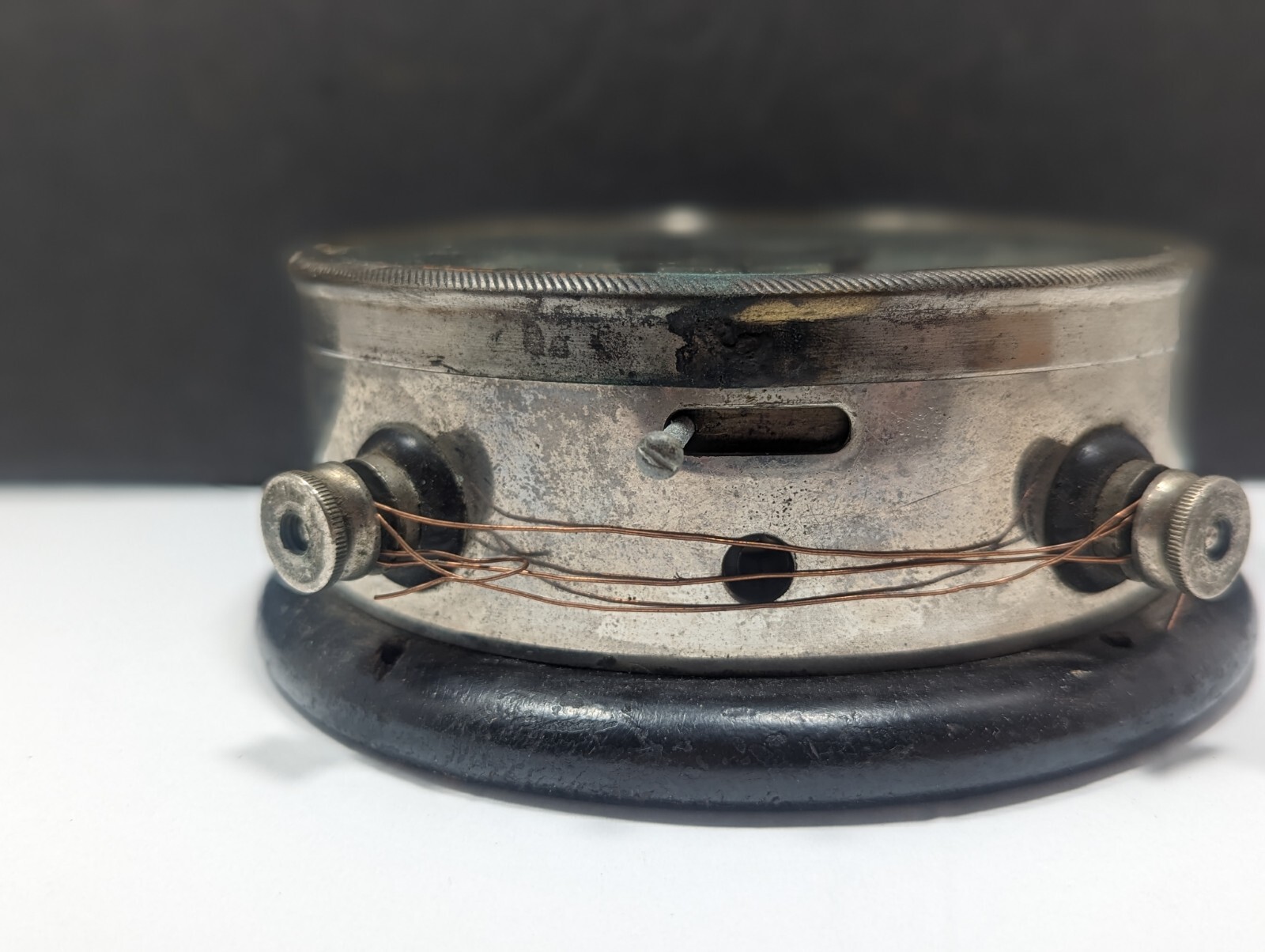 Vintage Frank S. Betz Co. Milli Amperes Meter Unique Steampunk Industrial