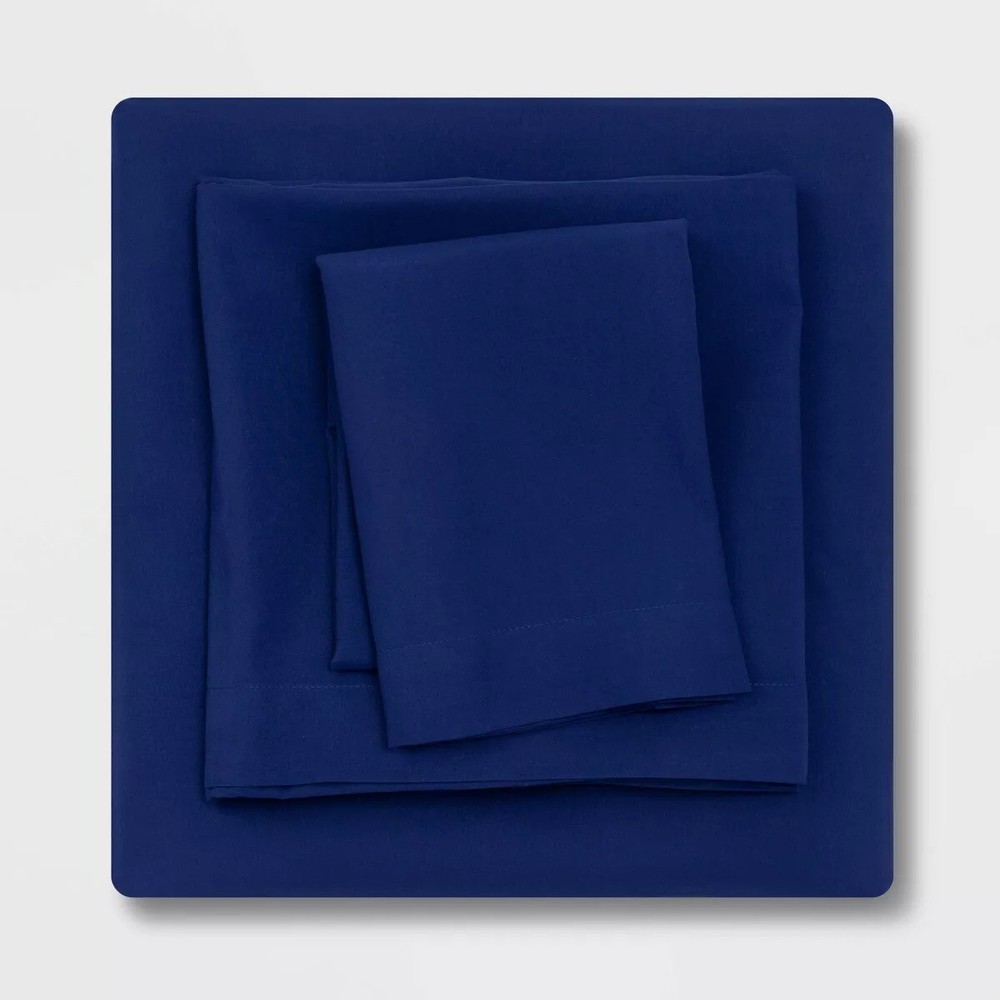 Microfiber Sheet Set - Room Essentials™ Size Queen Sudden Sapphire