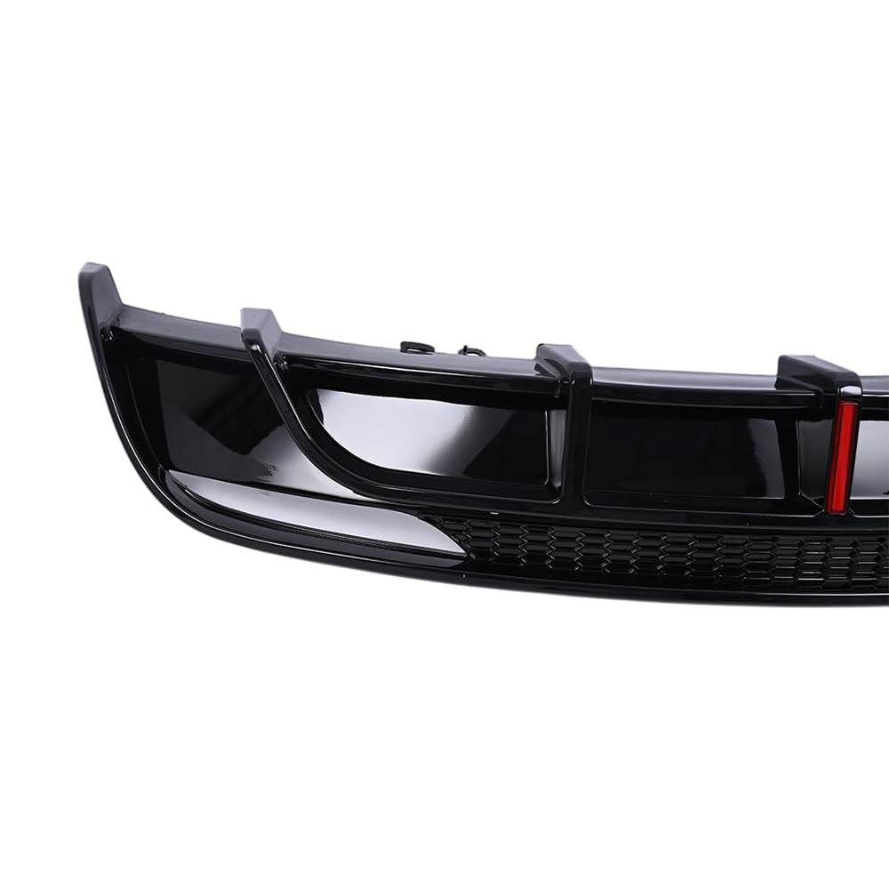 Rear Bumper Diffuser Kit for Model 3 2024-2025 Gloss Black with Light