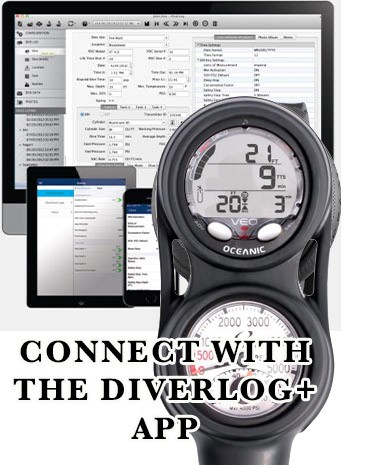 Oceanic Veo 4.0 Scuba Diving Computer Console with Compass
