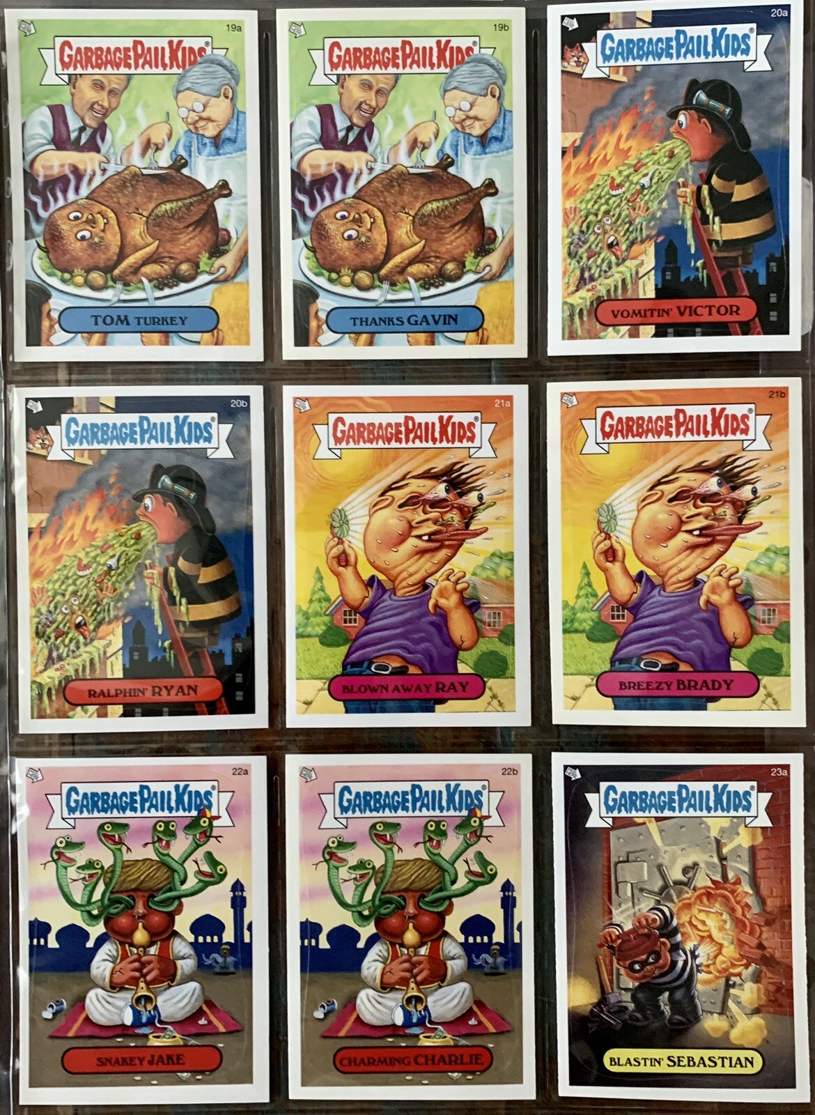 2005 TOPPS GARBAGE PAIL KIDS ANS4 ALL NEW SERIES 4 BASE 80 CARD SET WITH BINDER!