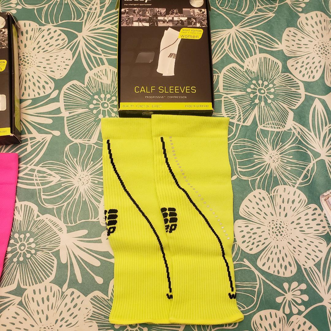 CEP Run 2.0 Women's Pro+ Night Compression Calf Sleeves, Choose Size/Color