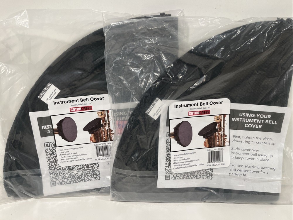 Instrument Bell Cover 2 Pack Gator Cases, 19”