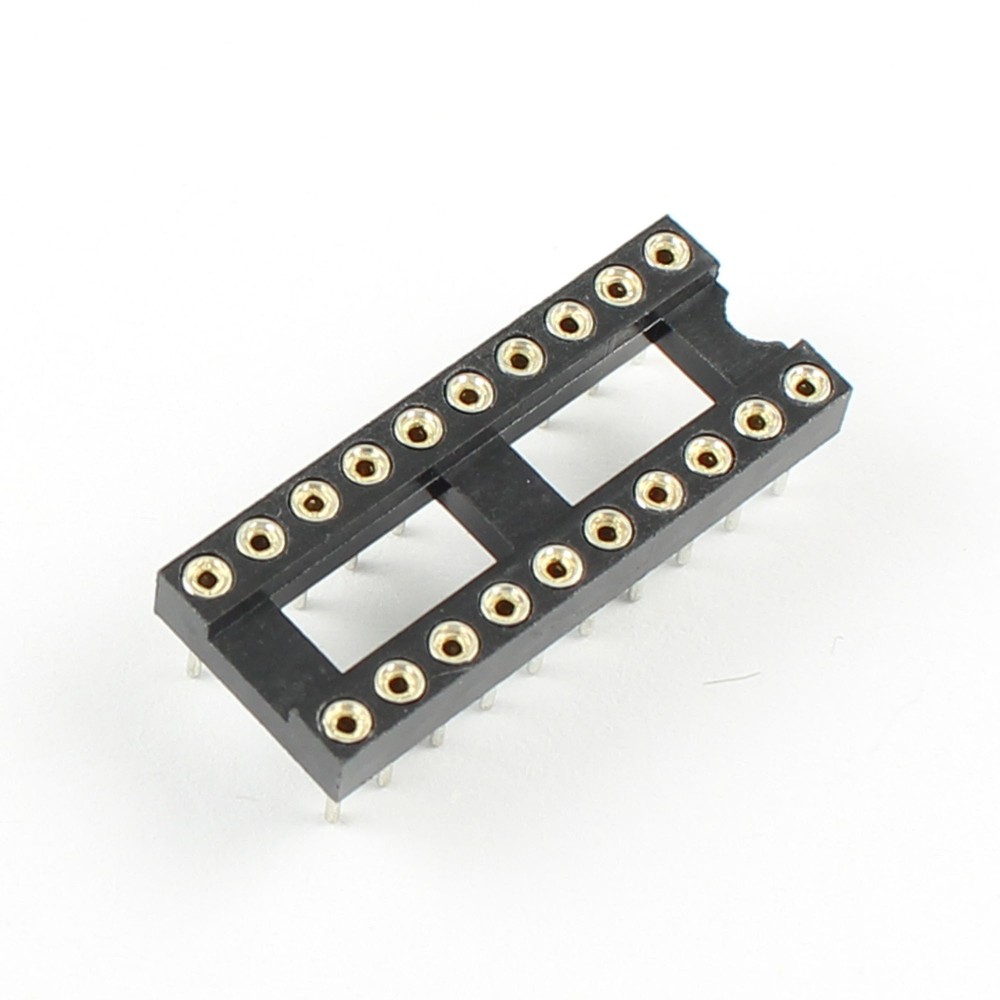 24Pcs New 20 Pin Round DIP IC Socket Adapter