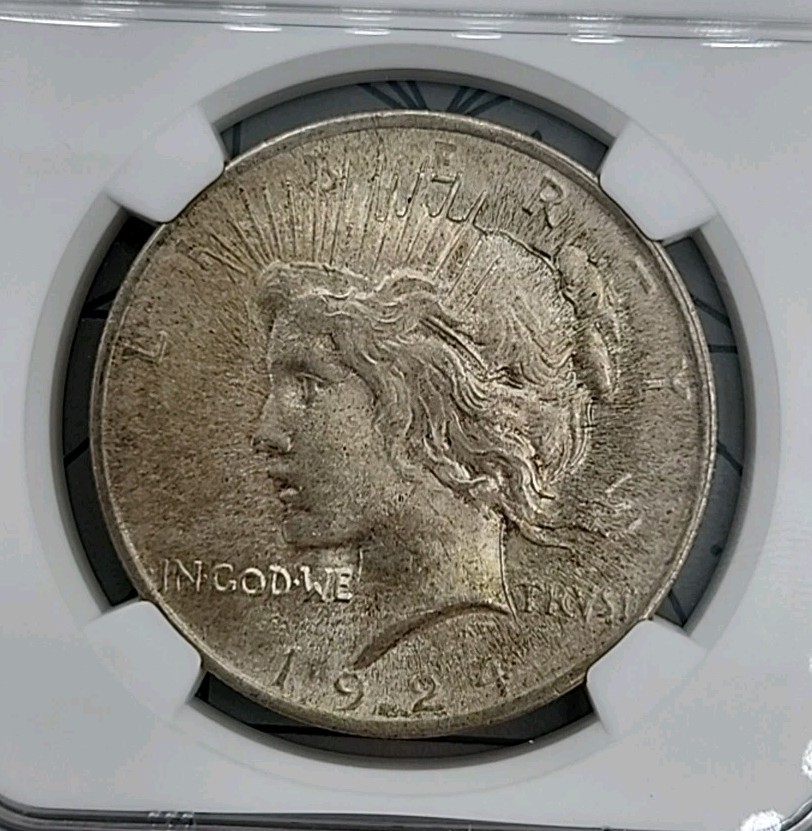 NGC 1924 MS-65 Peace Dollar