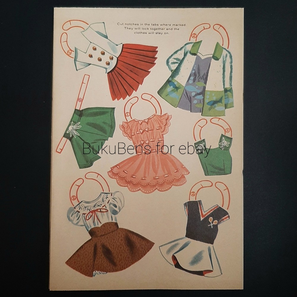 VTG Saalfield Shirley Temple Dolls & Dresses Folder Kit Authorized Edition #4490
