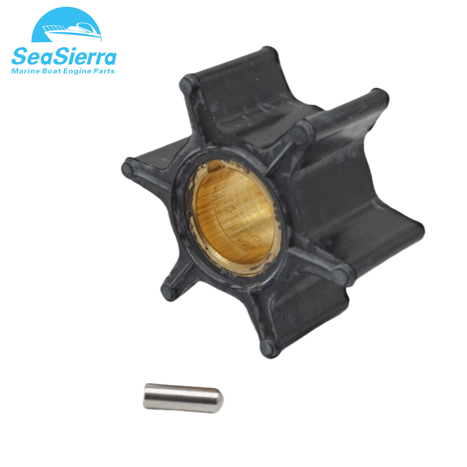 Water Pump Impeller Kit for Johnson Evinrude 9.9-15HP 1974-2007 Replaces 394711