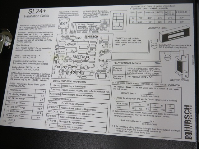 Hirsch Electronics Corp. Enclosed Motherboard For SL24+ Controller AS IS