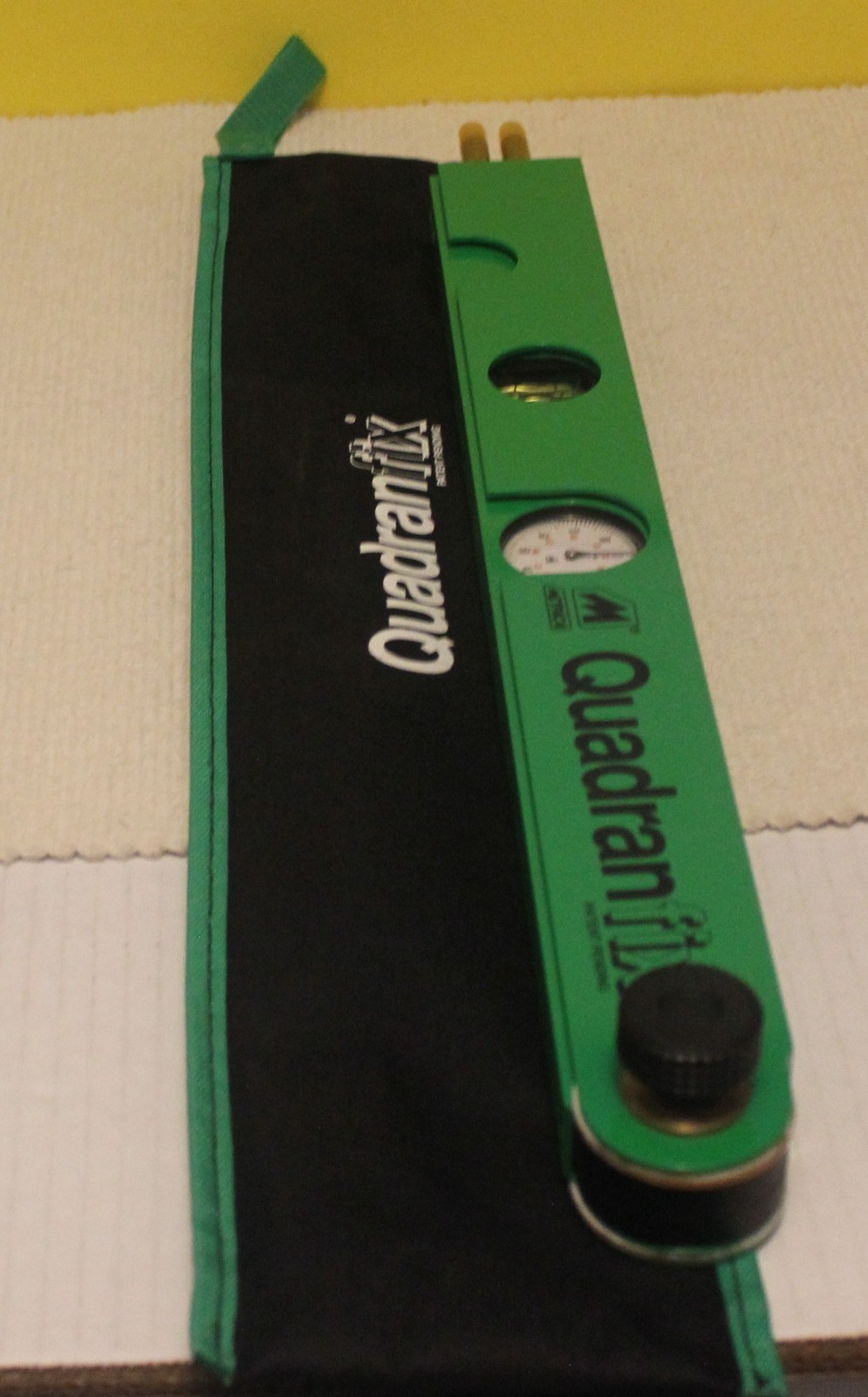 THE METRICA PROFESSIONAL QUADRANFIX ANGLE GAUGE READ THE DESCRIPTION