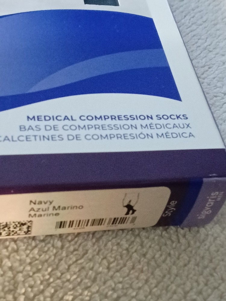 SIGVATIS, MICROFIBER, MEDICAL COMPRESSION SOCKS, 3 PAIR