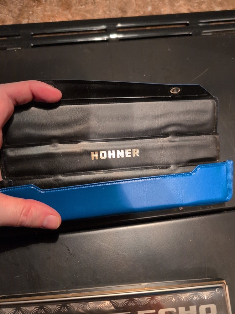 Hohner 2509/48 Echo Harmonica Made In Germany With Case