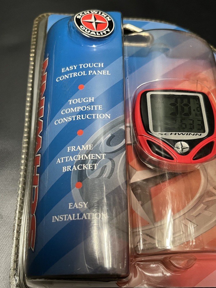 SCHWINN WIRED 12 FUNCTION BIKE CYCLING COMPUTER SPEEDOMETER TRIPMETER ODOMETER