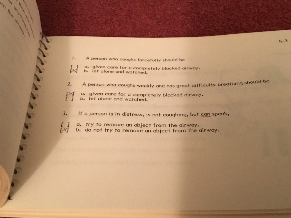 Red Cross 1st Aid Module 1978