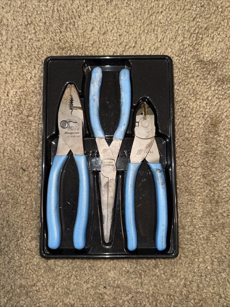 Snap On Blue Pearl Plier Set