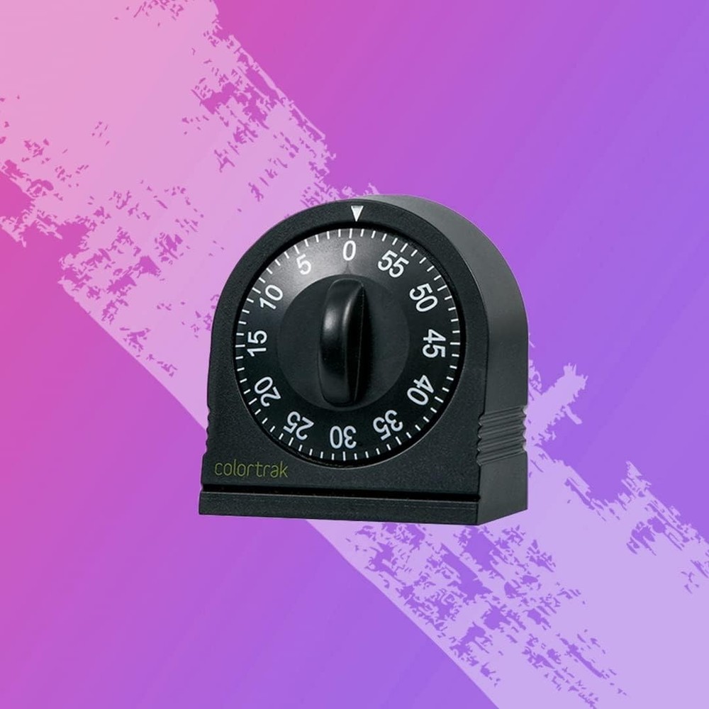 Brand New 60 Minute Wind Up Timer Black