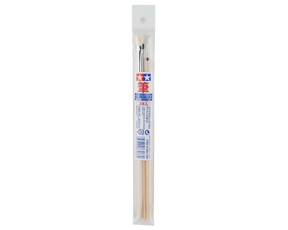 Tamiya Modeling Brush Basic Set [TAM87066]