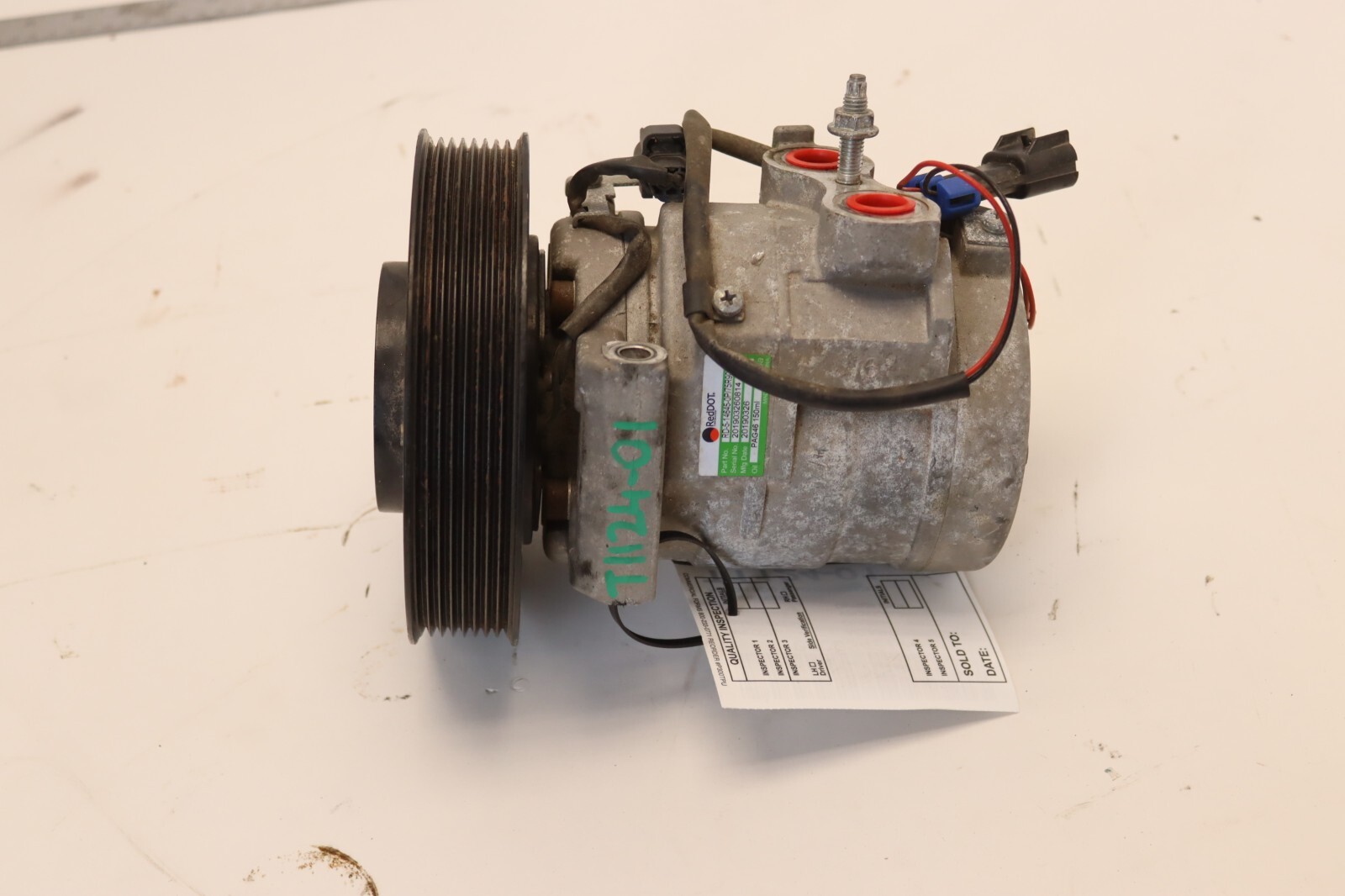 2011-2020 FREIGHTLINER CASCADIA 125 A/C AIR COMPRESSOR RED DOT 75R9082 OEM