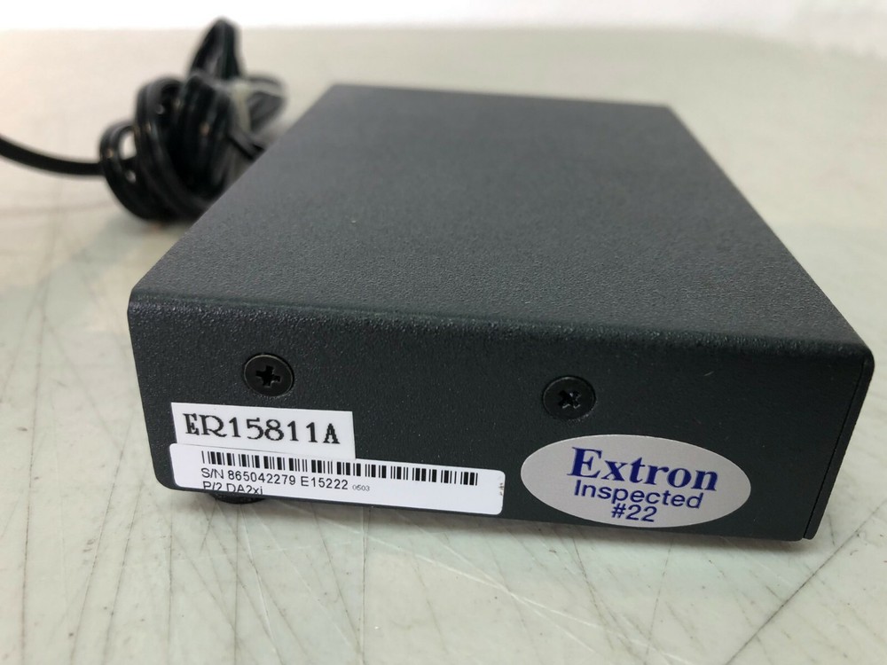 Extron P/2 Da2xi MT UXGA Distribution Amplifier Versa Tools Audio Output