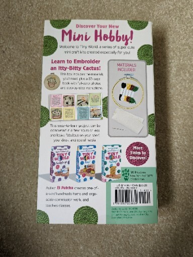 NIP Tiny world embroidery cactus kit