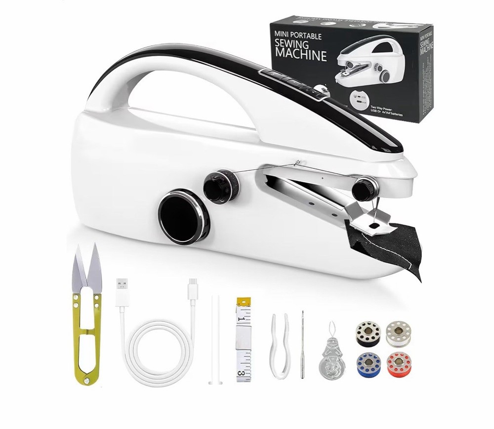 Hand Held Sewing Machine for Hemming: Two Speed Portable Mini Sewing Machine