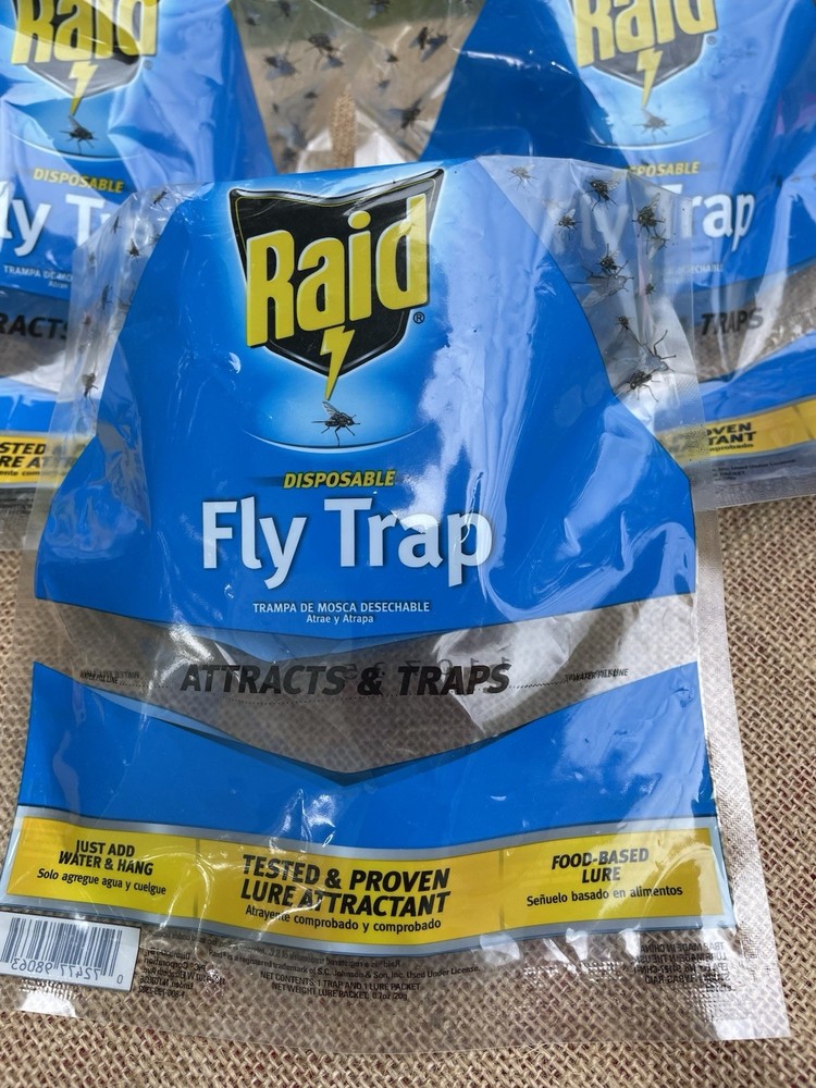 Raid Disposable Fly Trap (3-Pack)