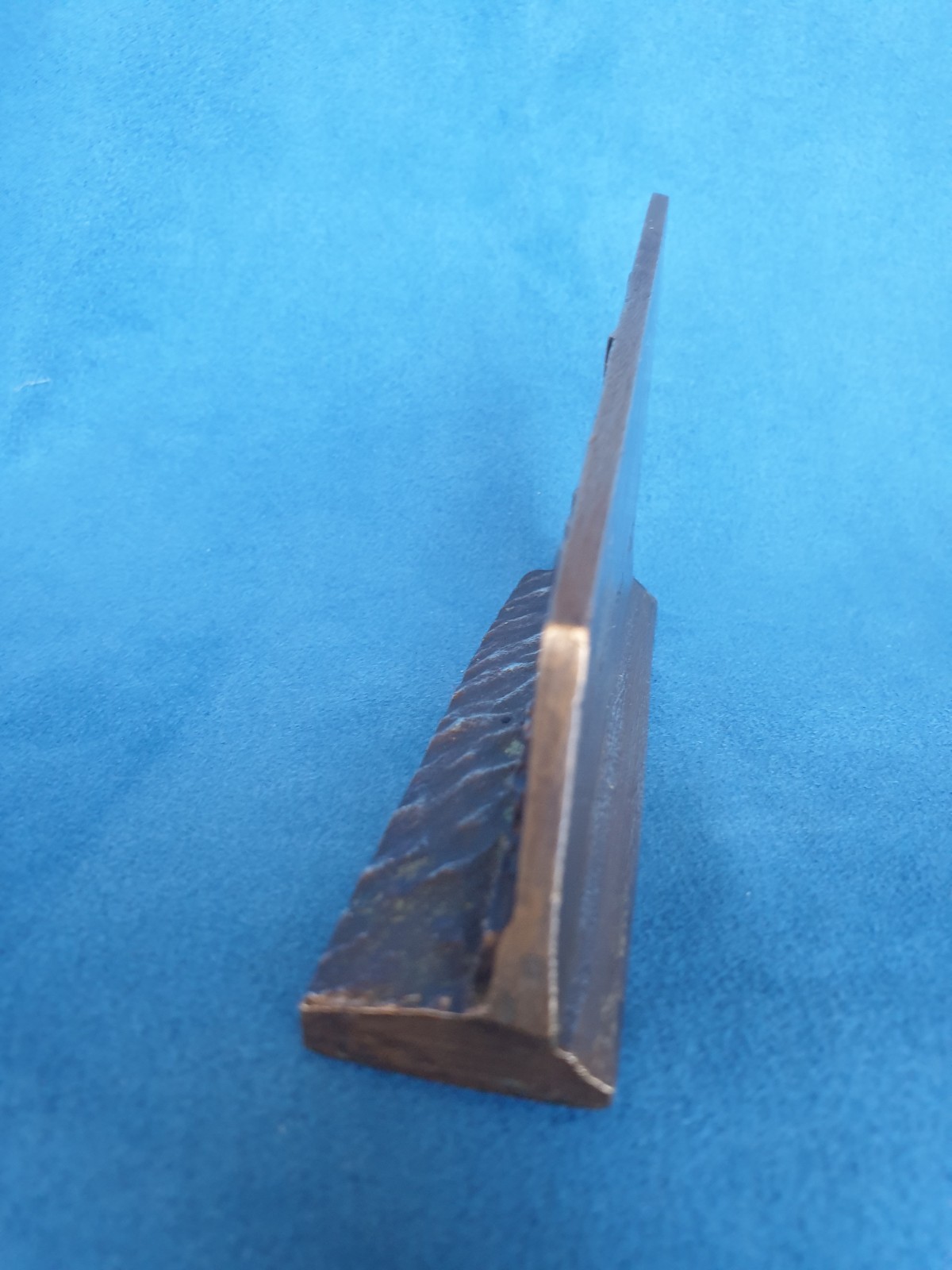 LENIN. Statuette - Plaque. 50 Years of the Revolution. Bronze. Very rare.