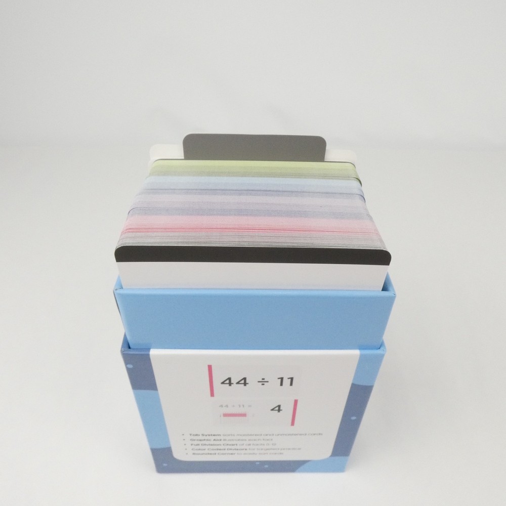 Think Tank Scholar 162 Division Flashcards Educational Math Practice Learning