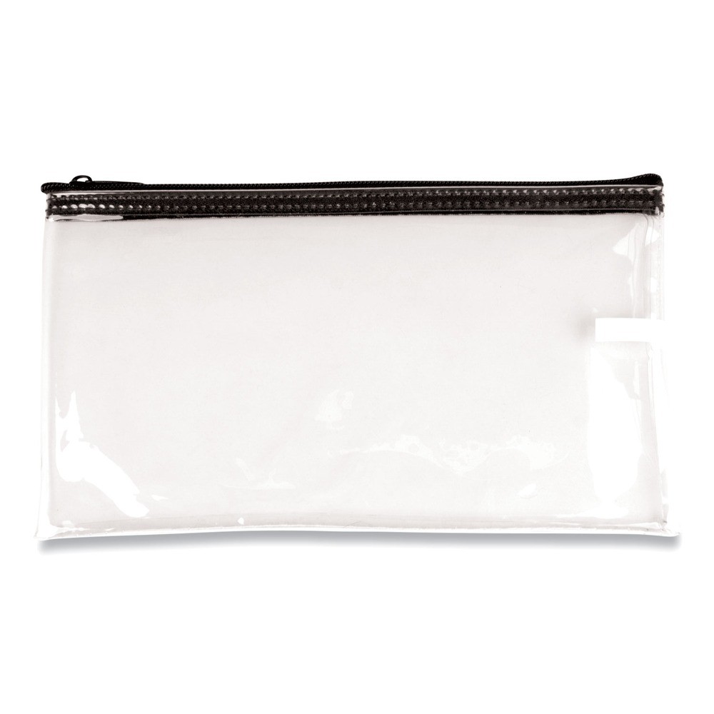 CONTROLTEK 530977 11" x 6" Vinyl Multipurpose Zipper Bags - Clear New