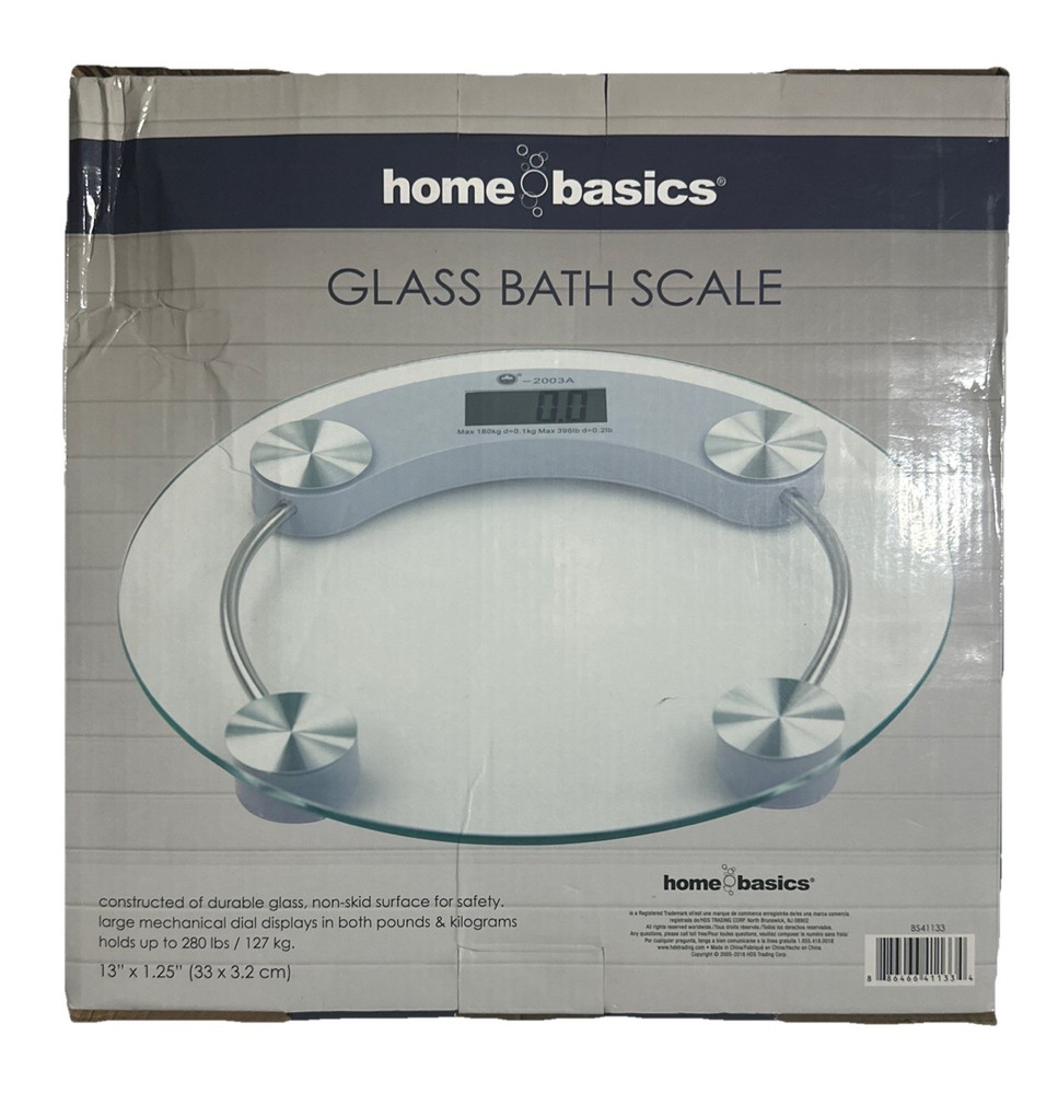 Glass Bath Scale New In Box