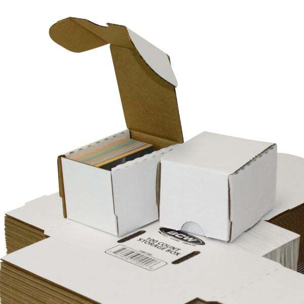 5 BCW 100 Count Card Storage Boxes