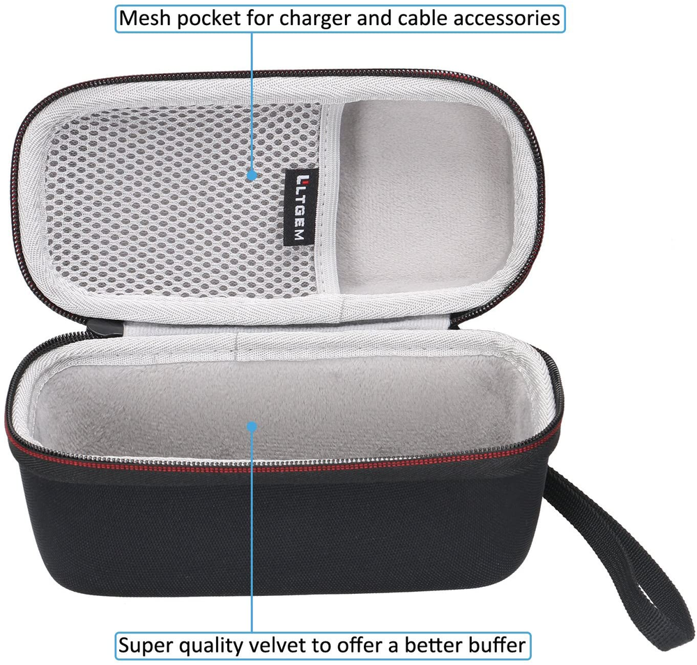 LTGEM Case for DOSS Touch Wireless Bluetooth V4.0 Portable Speaker / Fits Cable